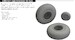 Boeing B17F Flying Fortress Wheels, Rhomboid Tread (HKM/Eduard) E6481027