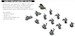 P51B/C Mustang Gun Sights (Eduard) 15x E6481031