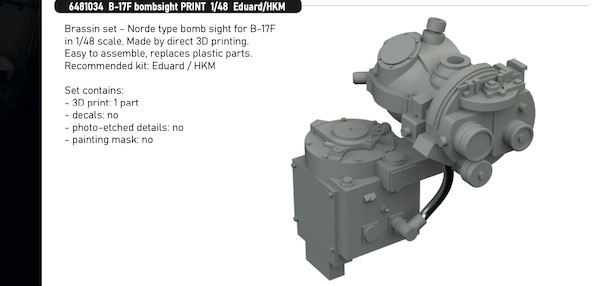 Boeing B17F Flying Fortress Bombsight (HKM/Eduard)  E6481034
