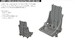 P51B/C Mustang Seat with integral seatbelts Type 1  (Eduard) E6481039