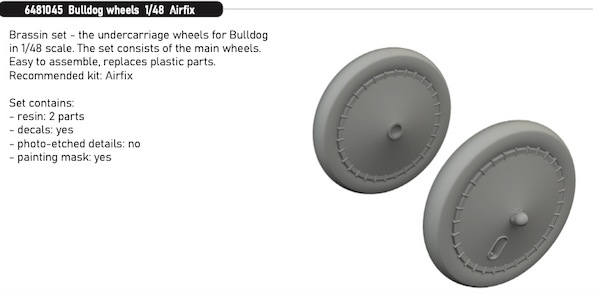 Bristol Bulldog Wheels (Airfix) E6481045