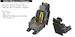 F86F Sabre Ejection Seat with Photo etch seatbelts  (Hasegawa) E6481056