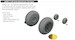 Curtiss P40E Warhawk Wheels with Diamond Tread (Eduard) E6481057