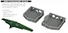 Curtiss P40E Warhawk Wheel Bays (Eduard) E6481067