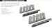 Mosquito Exhaust Stacks (Tamiya)Curtiss P40E Warhawk 1000lb Bomb (Eduard) E6481073