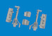 P40E Warhawk Undercarriage legs (Eduard)  E6481074