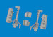 P40E Warhawk Undercarriage legs (Eduard) E6481074