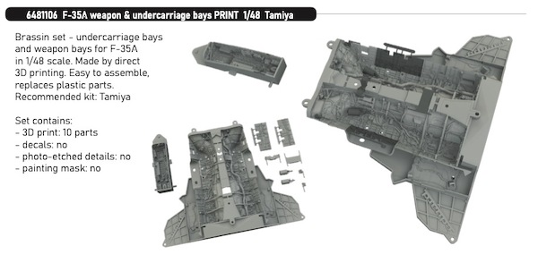 F35A Lightning weapon & undercarriage bays (Tamiya)  E6481106
