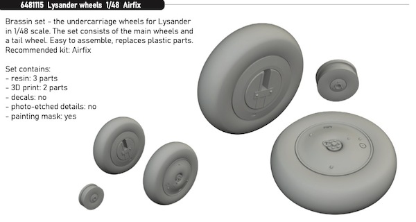 Lysander Wheels (Airfix) E6481115