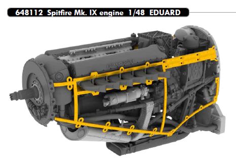 Spitfire MKIX engine E648112