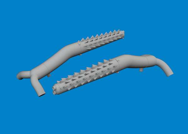 Douglas Boston MKIII  Porcupine Flame Dampers (Hong Kong Models)  E6481128