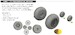 Curtiss P40N Wheels Diamond Tread (Eduard) E6481134