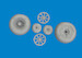 Curtiss P40N Wheels Diamond Tread (Eduard) E6481134