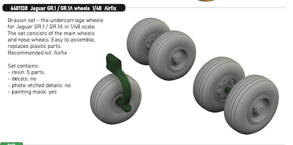 Jaguar GR1/GR1a Wheels (Airfix)  E6481138