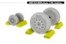 F4B/N Phantom wheels and wheelchocks (Academy) E648114