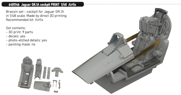 Jaguar GR1a Cockpit (Airfix) E6481146