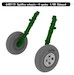 Spitfire 4 spoke wheels (Eduard) E648115