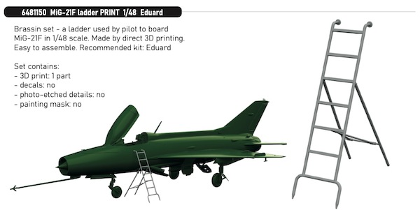 Mikoyan MiG21F Fishbed Ladder (Eduard)  E6481150