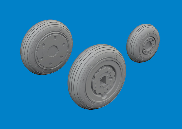 Mikoyan Mig21F Wheels (Eduard) E6481151