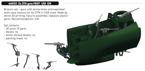 Dornier Do217K Guns (ICM) E6481153