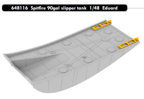 Spitfire 90 gallon Slipper tank (Eduard) E648116