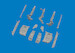 Mikoyan MiG21F Undercarriage legs (Eduard)  E6481168
