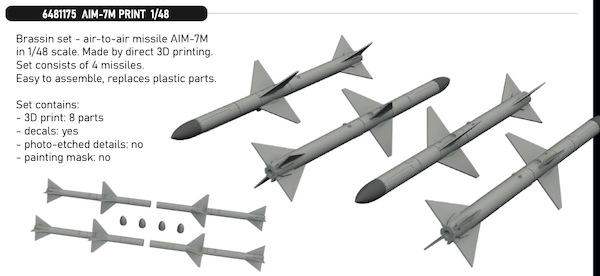 AIM7M  Sparrow Missiles (4x)  E6481175