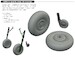 Hawker Hurricane MKI wheels (Arma Hobby) E6481183