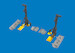 Curtiss P40K Undercarriage Legs (Eduard)  E6481192