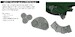 Curtiss P40K Radiator Upgrade set (Eduard) E6481193