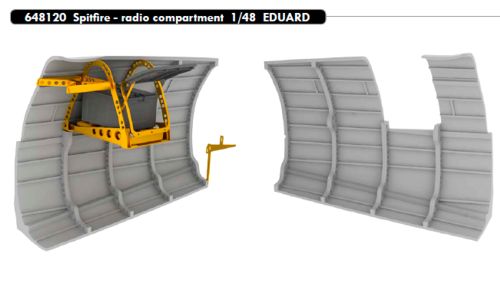 Supermarine Spitfire MKIXc Radio Compartiment (Eduard)  e648120