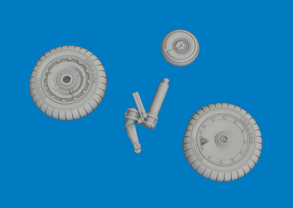 Focke Wulf FW190D-9 Wheels (MiniArt)  E6481201