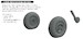 Supermarine Spitfire MKIXc Wheels (Airfix) E6481206