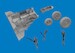 F35A Lightning II bottom equipment detail set (Tamiya) E6481220