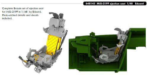 Mikoyan MiG21PF Ejection Seat (Eduard)  E648145