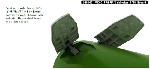 Mikoyan MiG21PF/PFM/R Airbrakes (Eduard) E648146