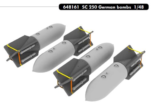 SC250 German bombs (4)  E648161