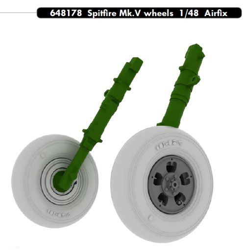 Spitfire MKV Wheels for Airfix  E648178