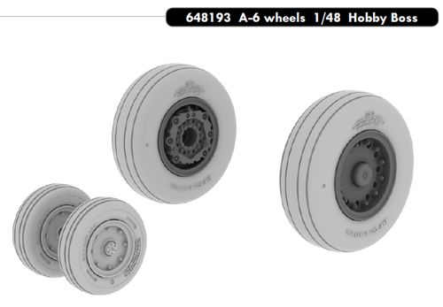 A6E Intruder Wheels (Hobby Boss)  E648193