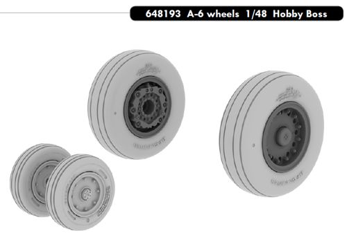 A6E Intruder Wheels (Hobby Boss) E648193