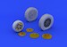 P39 Airacobra Wheels (Late) (Eduard)  E648203