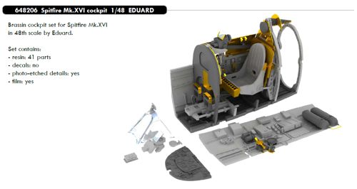 Spitfire MKXVI Cockpit (Eduard)  E648206