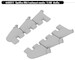 Spitfire MKI Exhaust Stacks (Airfix) E648211