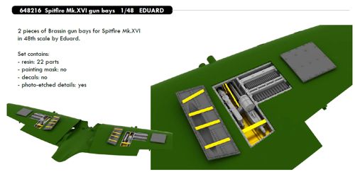 Spitfire MKXVI Gunbays (Eduard) E648216