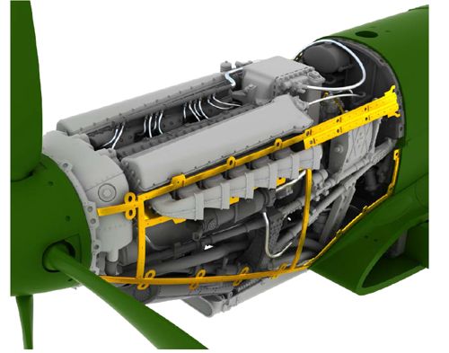 Spitfire MKXVI engine (Eduard) E648217