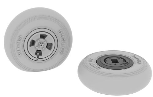 Hurricane MKI Wheels (Airfix)  E648229