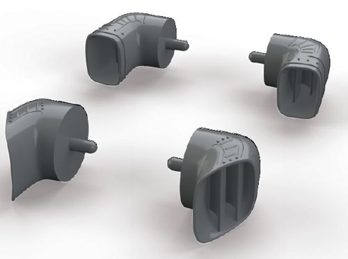 Harrier GR7/9 exhaust Nozzles (Hasegawa) E648267