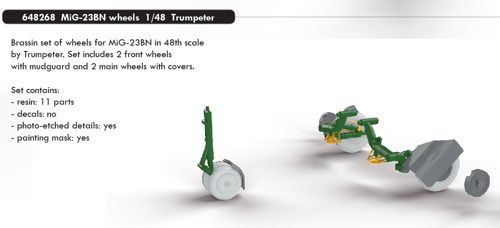 Mikoyan MiG23BN Wheels (Trumpeter)  E648268