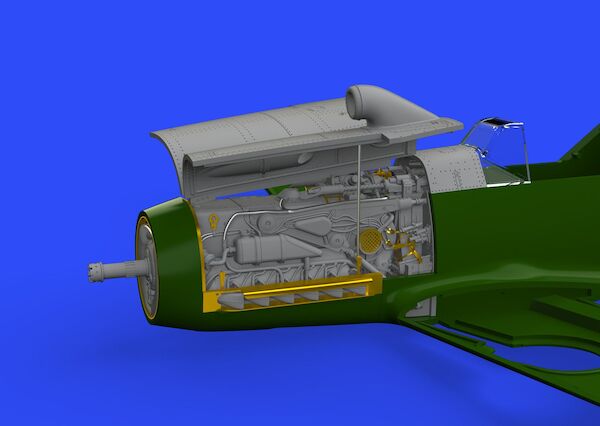 Messerschmitt BF109F Engine and fuselage guns (Eduard)  E648300