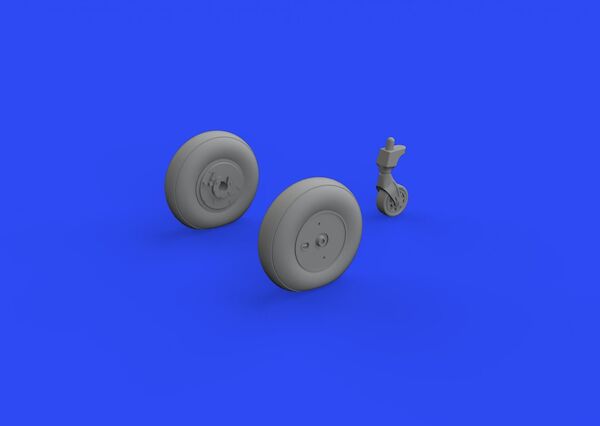 Kawasaki Ki61-Id gun Wheels (Tamiya)  E648317